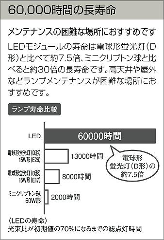 DAIKO 大光電機 LED DECOLED'S(LED照明) ダウンライト DDL-8225YW