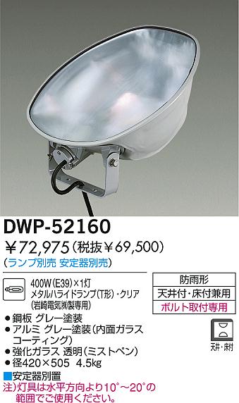 DAIKO HIDアウトドアスポットライト DWP-52160 | 商品情報 | LED照明