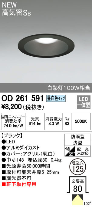 ODELIC オーデリック エクステリアライト OD261591 | 商品情報 | LED