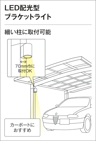 ODELIC オーデリック LED エクステリアライト OG254280 | 商品情報 | LED照明器具の激安・格安通販・見積もり販売 照明倉庫  -LIGHTING DEPOT-