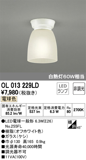 ODELIC オーデリック 小型シーリングライト OL013229LD | 商品情報