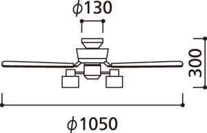 ODELIC オーデリック シーリングファン WF212LC | 商品情報 | LED照明器具の激安・格安通販・見積もり販売 照明倉庫  -LIGHTING DEPOT-