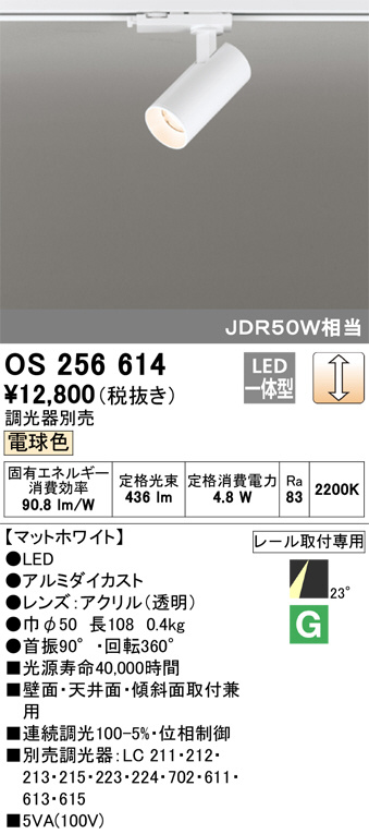 ODELIC オーデリック スポットライト OS256614 | 商品情報 | LED照明