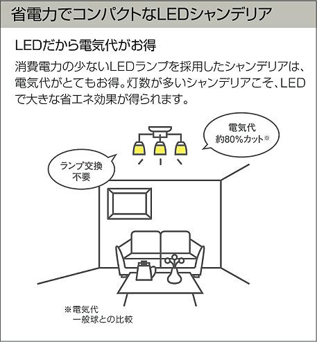 DAIKO 大光電機 シャンデリア DCH-40479Y | 商品情報 | LED照明器具の