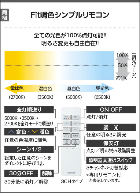 Koizumi コイズミ照明 シーリングAH51445 | 商品情報 | LED照明器具の