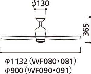 ODELIC オーデリック シーリングファン WF081 | 商品情報 | LED照明