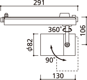 ODELIC オーデリック スポットライト XS511111HBC | 商品情報 | LED