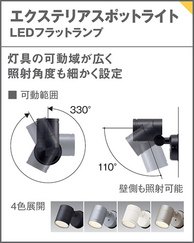 Panasonic エクステリアスポットライト LSPSC101LCE1 | 商品情報 | LED