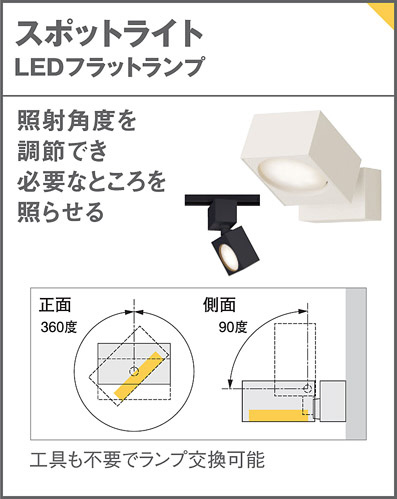 Panasonic スポットライト XAS1030NCB1 | 商品情報 | LED照明器具の