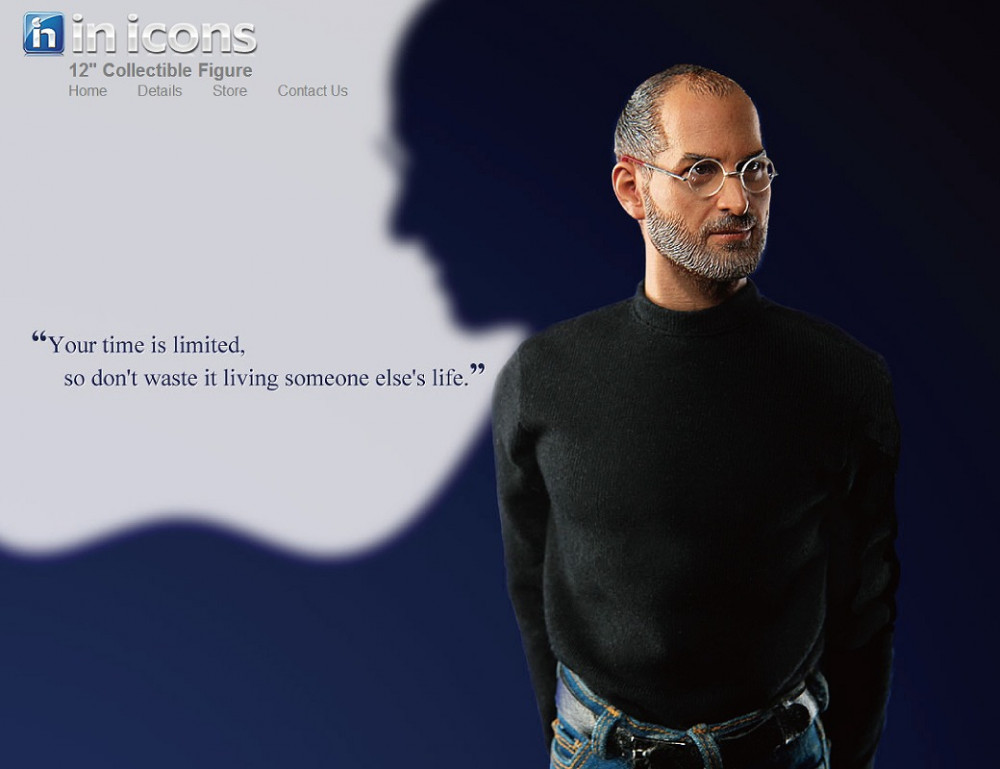 in icons Steve Jobs Action Figure