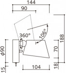 ODELIC ǥå LED å饤 OB255384NR ̿5