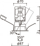 ODELIC �����ǥ�å� ������饤�� OD058089BR �̿�5