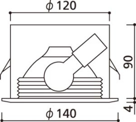 ODELIC ǥå OD062327 OD062327 饤 Ǯ ߥ˥ץȥ  ѥ֥å|ץ饤١|ư| 饤 SGI Ǯ