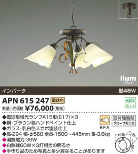 ߾ KOIZUMI ڥ APN615247 β