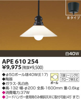 KOIZUMI APE610254 ̿1