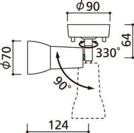 ODELIC ǥå LED ݥåȥ饤 OS256141LD ̿4