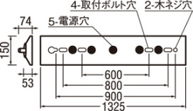 ODELIC ǥå ١饤 XL501060P1A ̿2