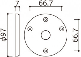 ODELIC ǥå 桦 PF220W ̿1