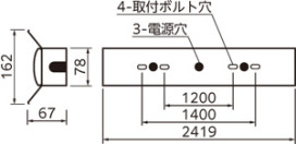 ODELIC ǥå ١饤 XL501018P1A ̿1