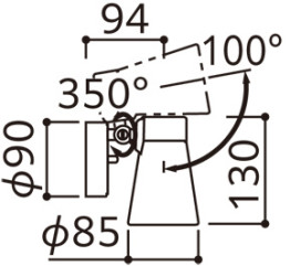 ODELIC ǥå ݥåȥ饤 OB055212LR ̿5