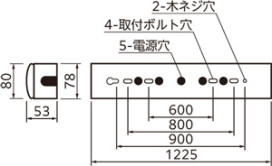 ODELIC ǥå ١饤 XL501008R1B ̿3