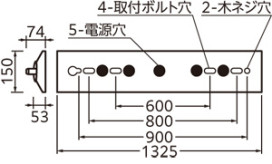 ODELIC ǥå ١饤 XL501060R1B ̿4