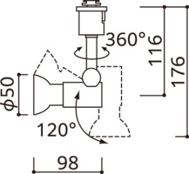 ODELIC ǥå ݥåȥ饤 OS256108BR ̿5