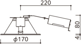 ODELIC ǥå LED 饤 OD361595R ̿4