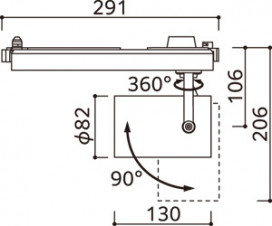 ODELIC ǥå LED ݥåȥ饤 XS516101BR ̿4