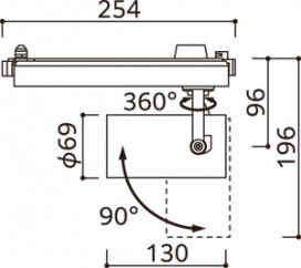 ODELIC ǥå LED ݥåȥ饤 XS517101BR ̿4