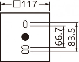 ODELIC �����ǥ�å� �֥饱�å� OB255309CR �̿�4