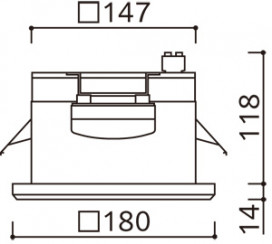 ODELIC �����ǥ�å� ������饤�� OD301264LR1 �̿�5