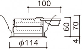 ODELIC �����ǥ�å� ������饤�� OD361469CR �̿�5