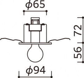 ODELIC �����ǥ�å� ������饤�� OD361610LDM �̿�3