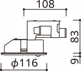 ODELIC �����ǥ�å� ������饤�� OD361658R �̿�5