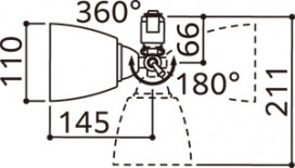 ODELIC �����ǥ�å� ���ݥåȥ饤�� OS256161WR �̿�5