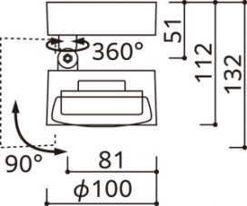 ODELIC �����ǥ�å� ���ݥåȥ饤�� OS256574CR �̿�5