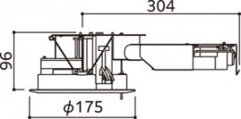 ODELIC �����ǥ�å� ����Ѿ������ͶƳ����� XR037018A �̿�2