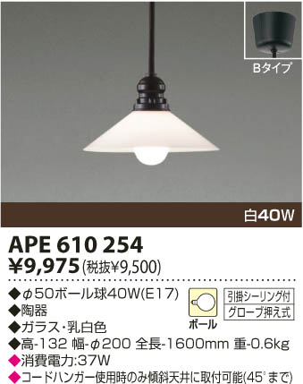 KOIZUMI APE610254 ᥤ̿