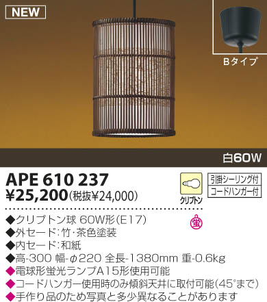 KOIZUMI APE610237 ᥤ̿