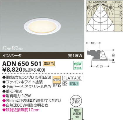 KOIZUMI ADN650501 ᥤ̿