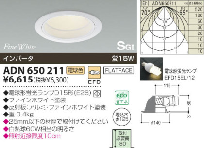 KOIZUMI ADN650211 ᥤ̿