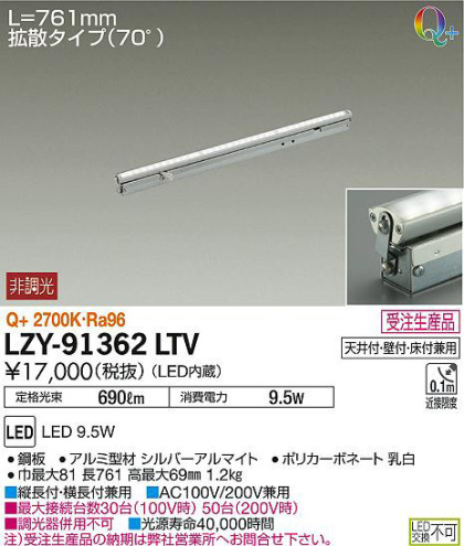 ʼ̿DAIKO ŵ ܾѴ LZY-91362LTV