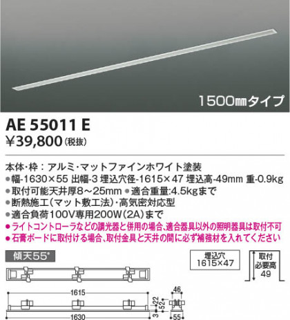 β | Koizumi ߾ ⵤ̩饤ƥ󥰥ȥե졼 AE55011E