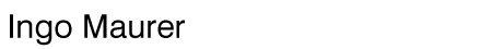 Ingo Maurerʥ󥴡ޥ顼ˡþη̿䡦ΥȡҸ -LIGHTING DEPOT-