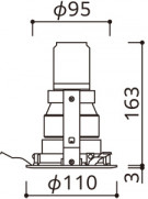 ODELIC �����ǥ�å� ������饤�� XD403443 �̿�2