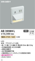 Koizumi ߾ եåȥ饤 AB39989L