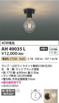 Koizumi ߾  AH49035L