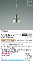Koizumi ߾ LEDڥ AP45539L