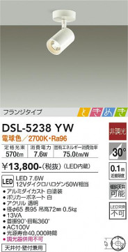 ʼ̿ | DAIKO ŵ ݥåȥ饤 DSL-5238YW